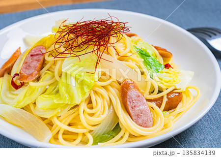春キャベツのペペロンチーノ 春キャベツのペペロンチーノ 135834139