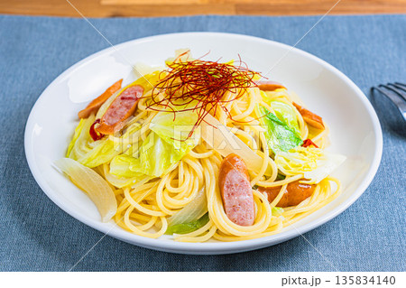 春キャベツのペペロンチーノ 135834140