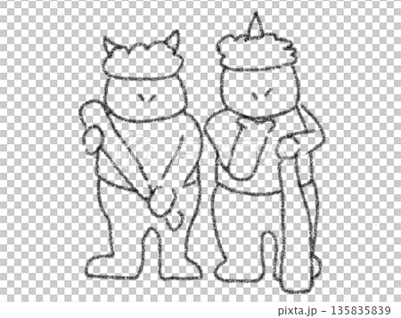 惡魔線描圖 135835839