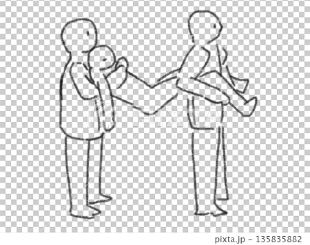 人を運ぶイラスト 人を運ぶイラスト 135835882