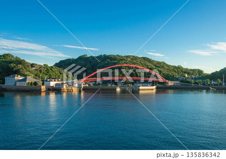 口之津港・鬼池港間のフェリーから望む眺め 135836342