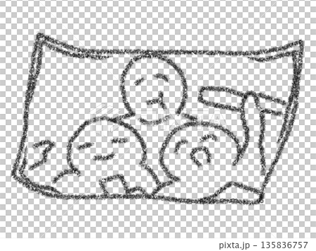 集合写真のイラスト 集合写真のイラスト 135836757