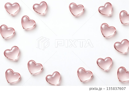 ハート　壁紙　フレーム 135837607