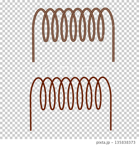 コイルのイラスト コイルのイラスト 135838373