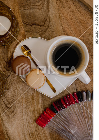 Cup of Coffee in Nail Salon 135838730