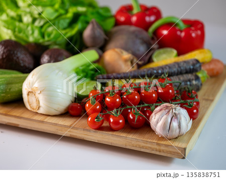 Organic Vegetables at Farmers Market Organic Vegetables at Farmers Market 135838751