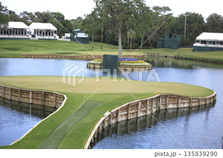 hole 17, tpc Sawgrass golf course, Ponte Vedra, Florida 135839290