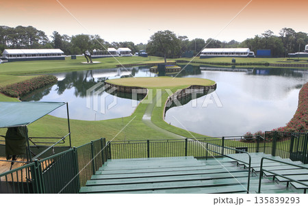 hole 17, tpc Sawgrass golf course, Ponte Vedra, Florida 135839293