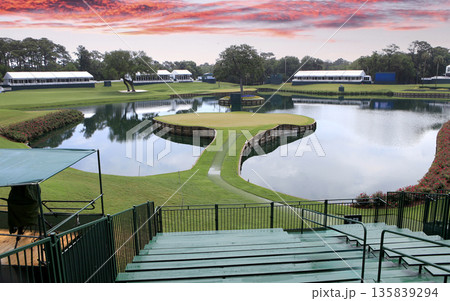 hole 17, tpc Sawgrass golf course, Ponte Vedra, Florida 135839294