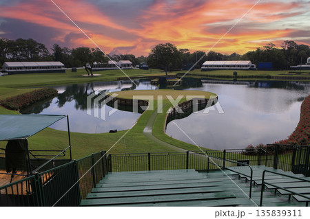hole 17, tpc Sawgrass golf course, Ponte Vedra, Florida 135839311
