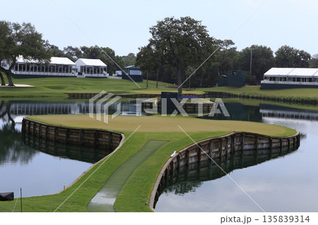 hole 17, tpc Sawgrass golf course, Ponte Vedra, Florida 135839314