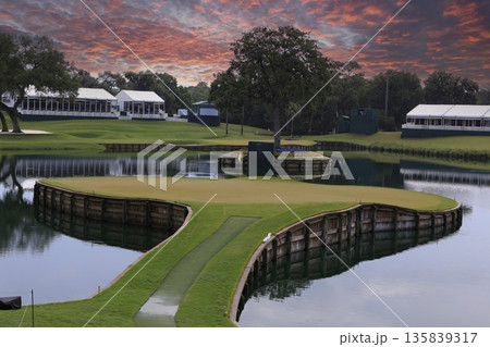 hole 17, tpc Sawgrass golf course, Ponte Vedra, Florida 135839317