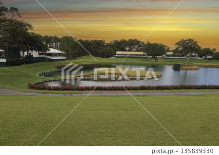 hole 17, tpc Sawgrass golf course, Ponte Vedra, Florida 135839330