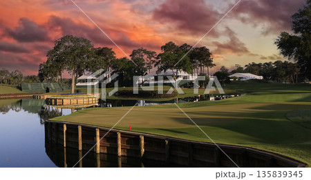 hole 17, tpc Sawgrass golf course, Ponte Vedra, Florida 135839345
