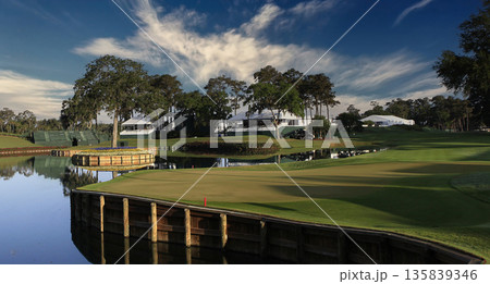 hole 17, tpc Sawgrass golf course, Ponte Vedra, Florida 135839346