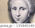 Cathrine Sophie Kirchhoff a closeup portrait from Danish money 135840140