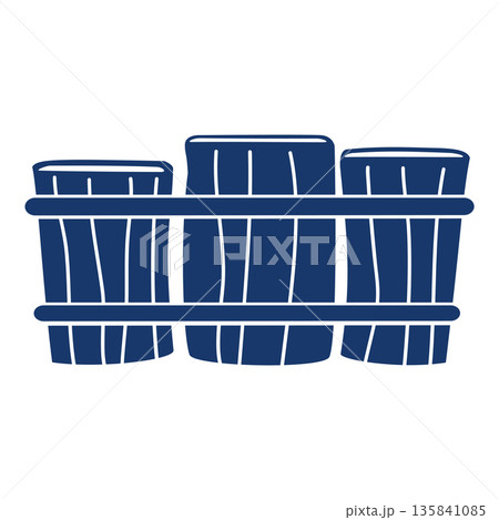 Wooden fence silhouette, graphic template. Hand drawn vector isolated illustration. For Easter and seasonal designs, greeting cards and magazines, garden goods, nature clip arts. Wooden fence silhouette, graphic template. Hand drawn vector isolated illustration. For Easter and seasonal designs, greeting cards and magazines, garden goods, nature clip arts. 135841085
