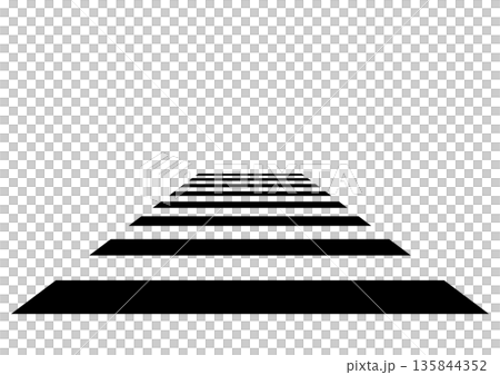 一條厚實、有層次感的黑色邊框，靈感來自人行橫道 135844352