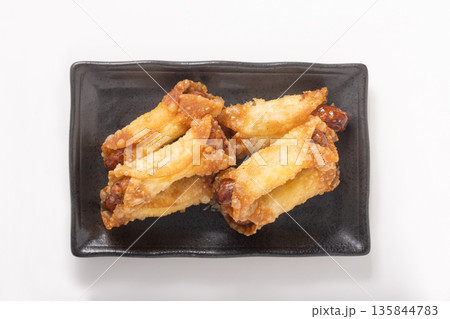 ウィンナー　チーズ　フライ（餃子の皮） 135844783