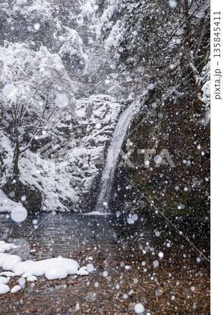 横谷峡(冬):白滝 横谷峡(冬):白滝 135845411
