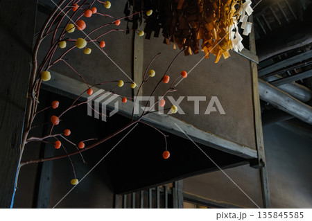 小正月飾りと紙垂 135845585