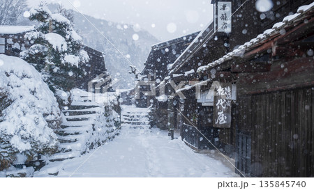 妻籠宿（冬） 135845740