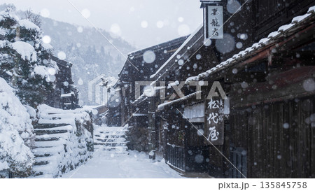 妻籠宿（冬） 135845758