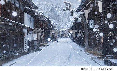 妻籠宿（冬） 135845781