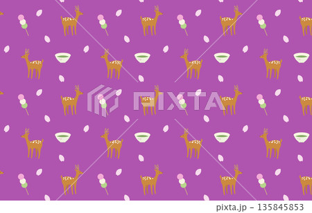 鹿の背景イラスト 鹿の背景イラスト 135845853
