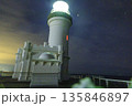 夜のバイロンベイの灯台と星空が広がる風景 夜のバイロンベイの灯台と星空が広がる風景 135846897