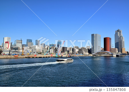 東京  築地市場跡地再開発 築地地区まちづくり 135847808