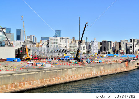 東京  築地市場跡地再開発 築地地区まちづくり 135847892