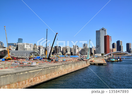 東京  築地市場跡地再開発 築地地区まちづくり 135847893