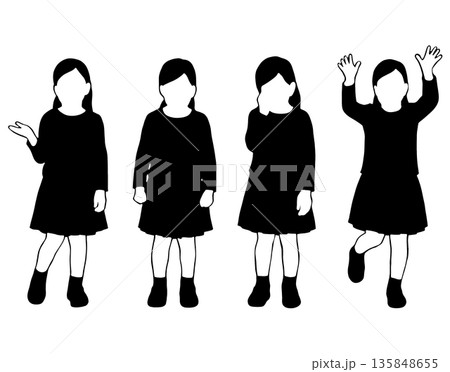 喜怒哀楽-女の子 喜怒哀楽-女の子 135848655