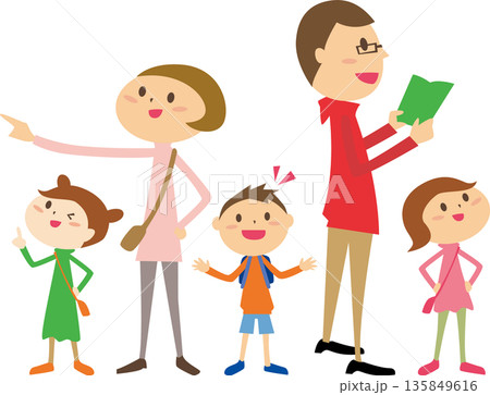家族のイラスト 135849616