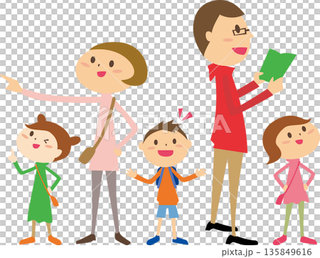 家族のイラスト 135849616