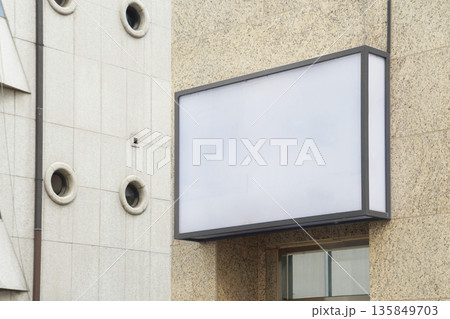 Street sign mock-up ad photo 135849703