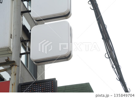Street sign mock-up ad photo 135849704