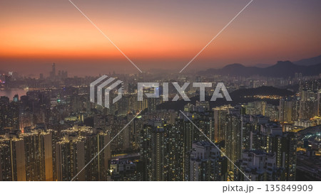 Jan 18 2026 Twilight glow spreads across Kowloon skyline from Tai Sheung Tok Jan 18 2026 Twilight glow spreads across Kowloon skyline from Tai Sheung Tok 135849909