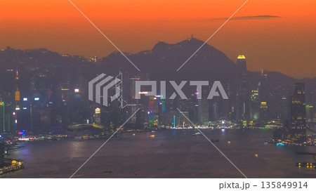 Jan 18 2026 Twilight light reveals Central skyline from Tai Sheung Tok 135849914