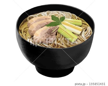 鴨南蛮そば（黒椀） 135851431