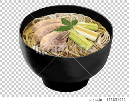 鴨南蛮そば（黒椀） 135851431