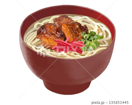 沖縄そば（赤椀） 135851445