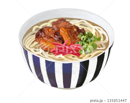 沖縄そば（縞椀） 135851447