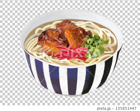 沖縄そば（縞椀） 135851447