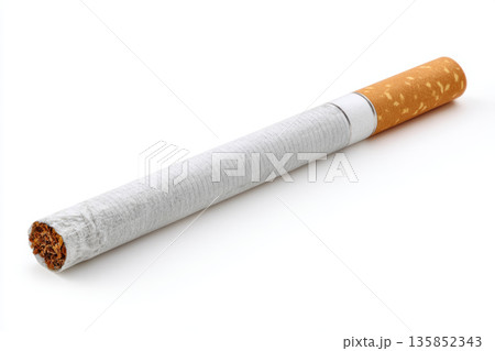 Tropical island resort with overwater bungalows surrounded by clear turquoise ocean and coral reefs, offering peaceful and scenic vacation spot 135852343