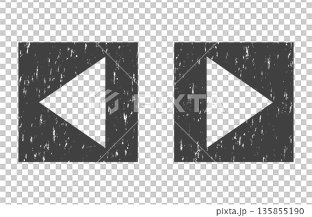 Black stamp style elevator button arrow Black stamp style elevator button arrow 135855190