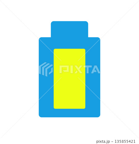 バッテリー満タンのアイコン 135855421