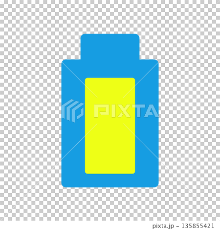 バッテリー満タンのアイコン 135855421
