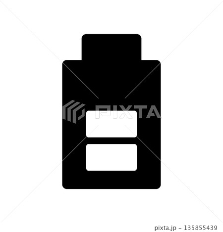 バッテリーが半分以上あるアイコン 135855439